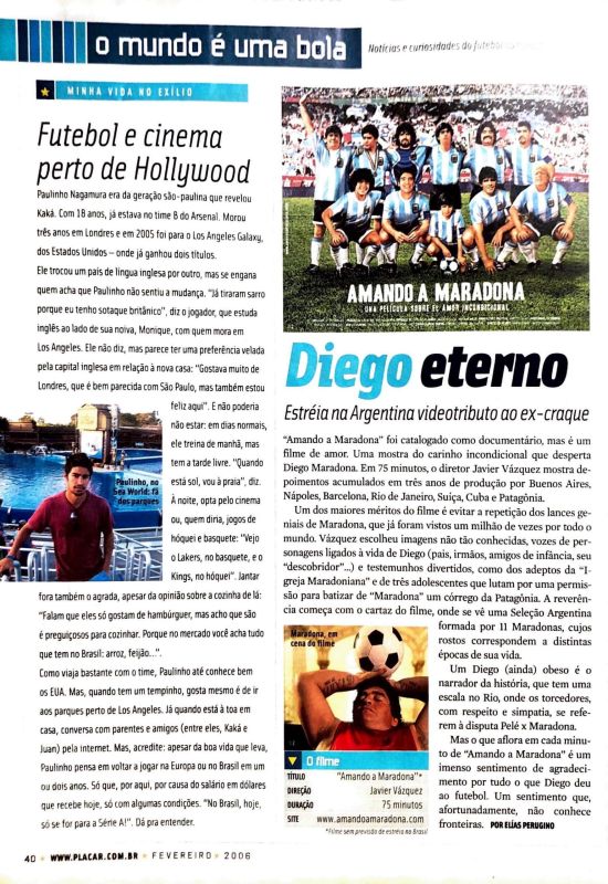 Leia mais sobre o artigo Argentina: Diego eterno