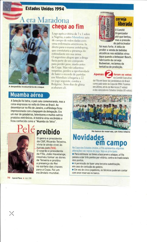Read more about the article Copa do Mundo de futebol, 1994