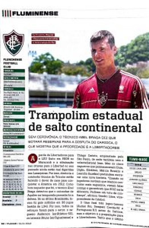 Read more about the article Fluminense. Trampolim estadual de salto continental