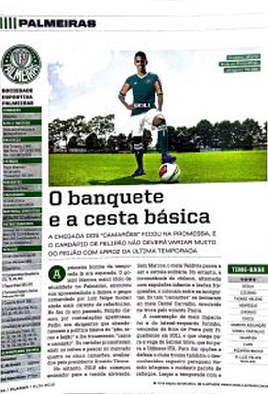 Read more about the article Palmeiras. O banquete e a cesta básica