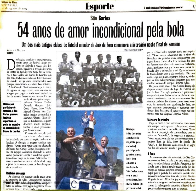 Read more about the article 54 anos de amor incondicional pela bola