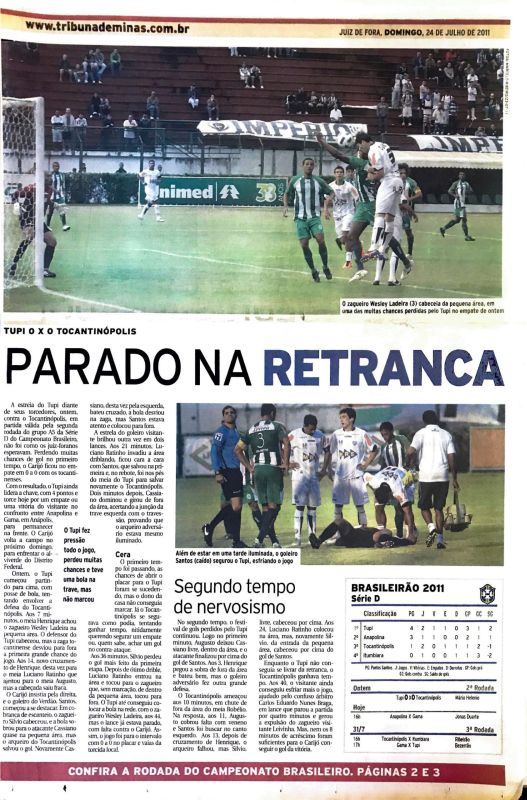 Read more about the article Parado na retranca