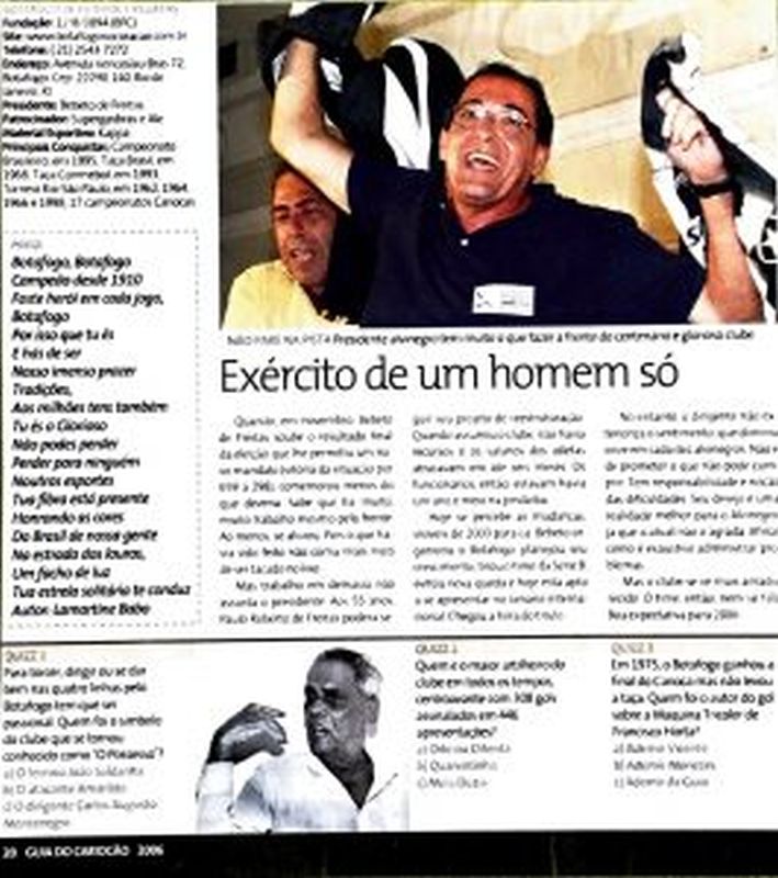 Read more about the article Botafogo. Exército de um homem só