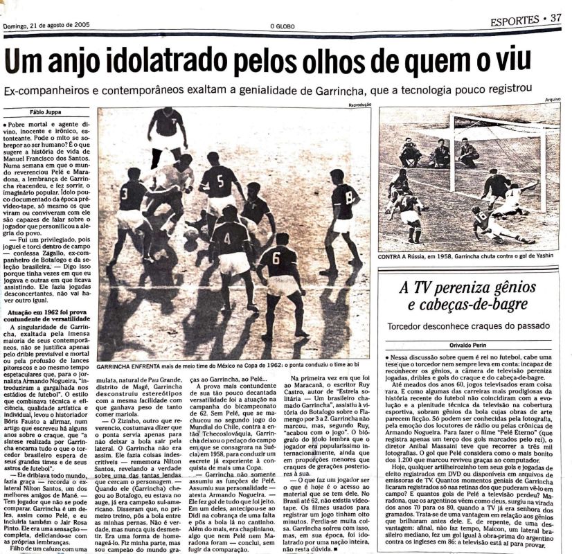 No momento, você está visualizando Um anjo idolatrado por quem viu