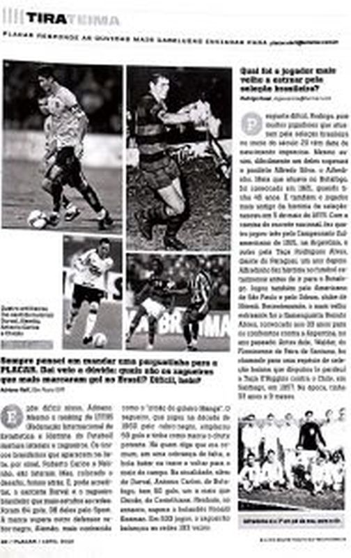 Leia mais sobre o artigo Qual foi o jogador mais velho a estrear pela seleção brasileira?