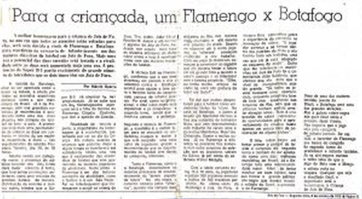 Leia mais sobre o artigo Para a criançada, um Flamengo x Botafogo