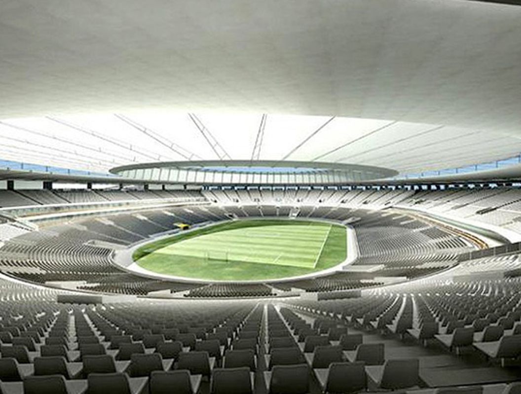 Maquete do novo Maracanã, que terá assentos numerados