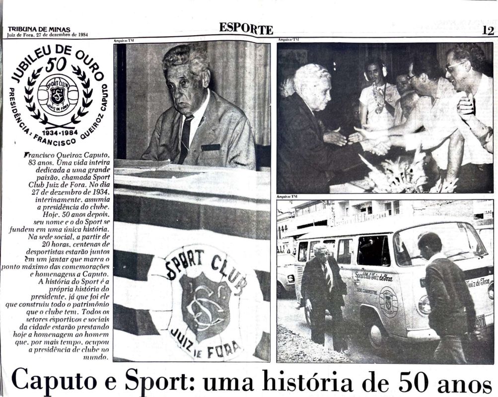 Você está visualizando atualmente Caputo e Sport: uma história de 50 anos