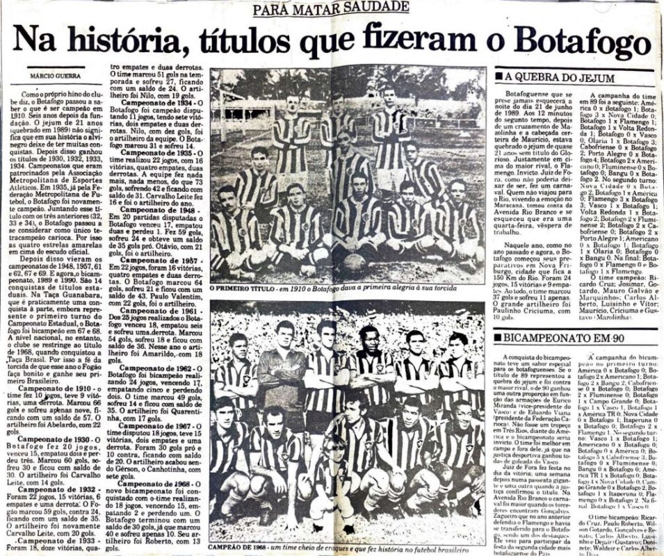 Jogo da Memória Botafogo