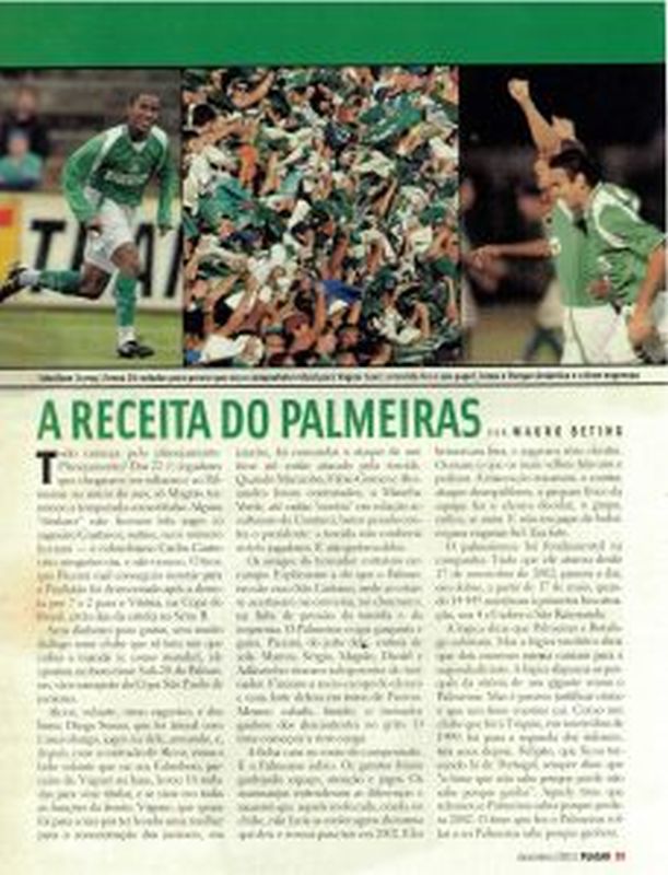Read more about the article A receita do Palmeiras