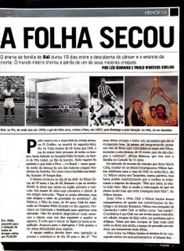 Read more about the article A folha secou