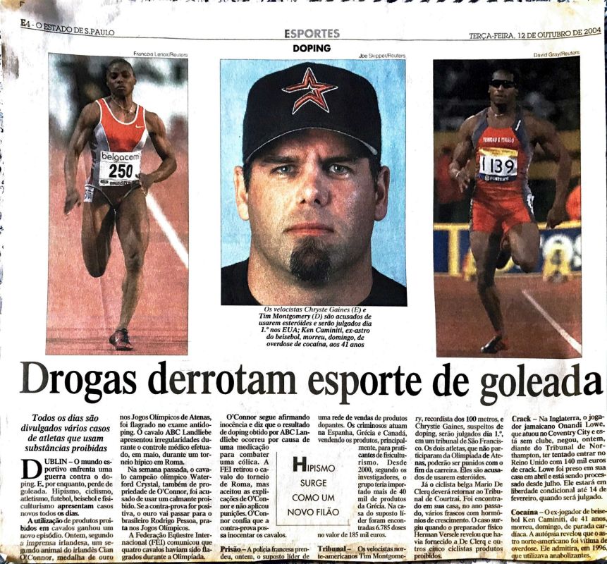 Read more about the article Drogas derrotam esporte de goleadas