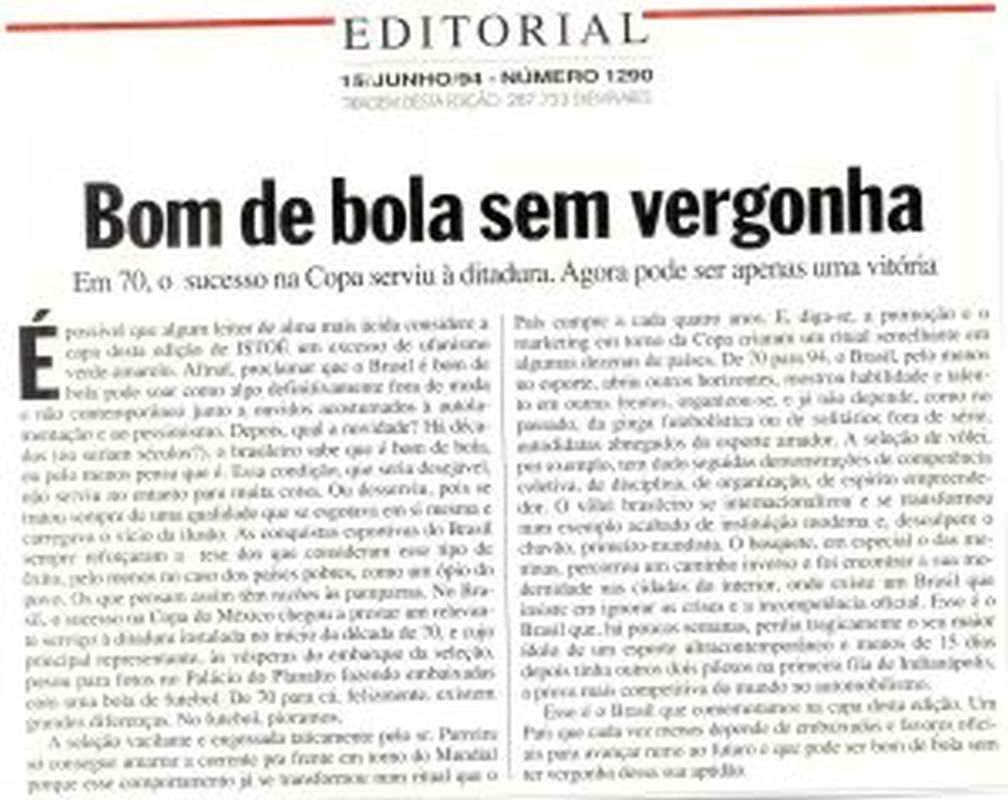 Read more about the article Bom de Bola sem vergonha