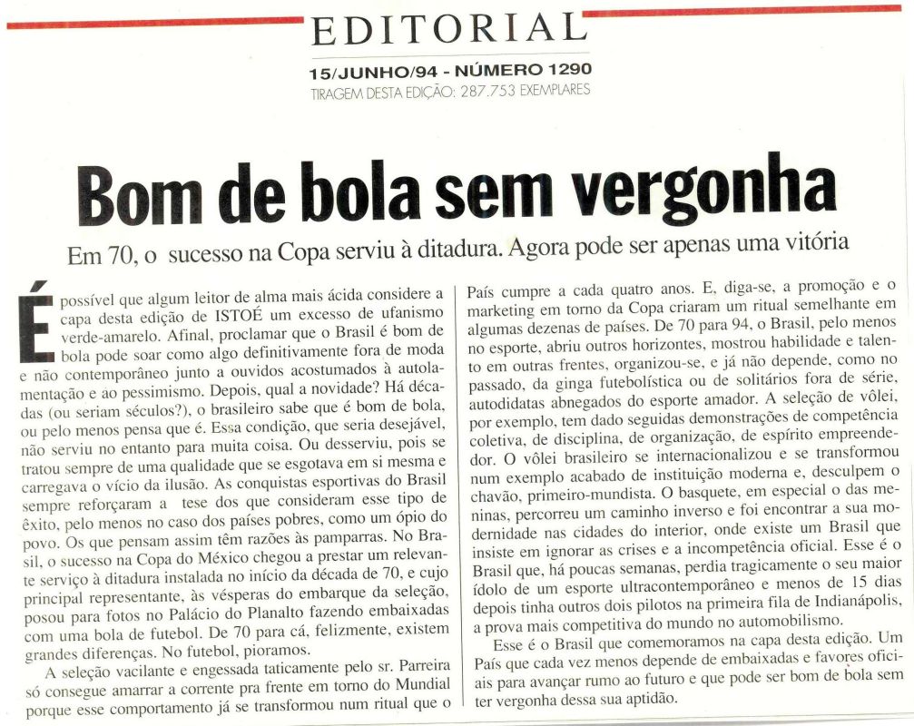 Read more about the article Bom de Bola sem vergonha