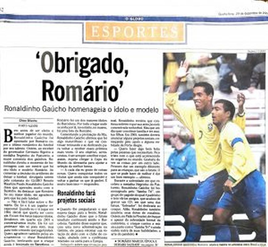 Read more about the article Obrigado Romário