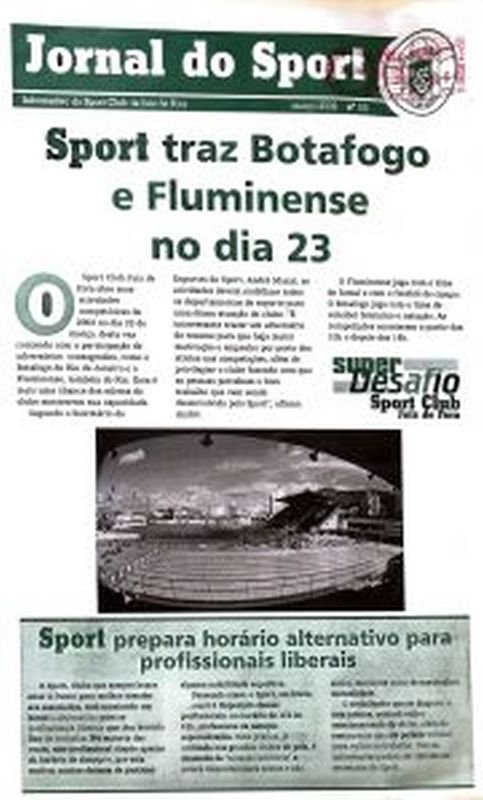 Read more about the article Sport traz Botafogo e Fluminense no dia 23