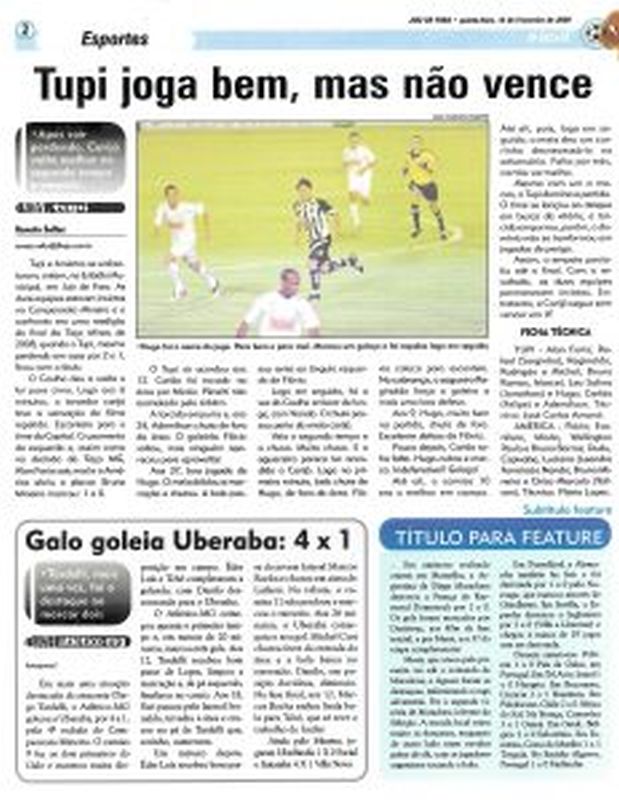 Read more about the article Tupi joga bem, mas não vence